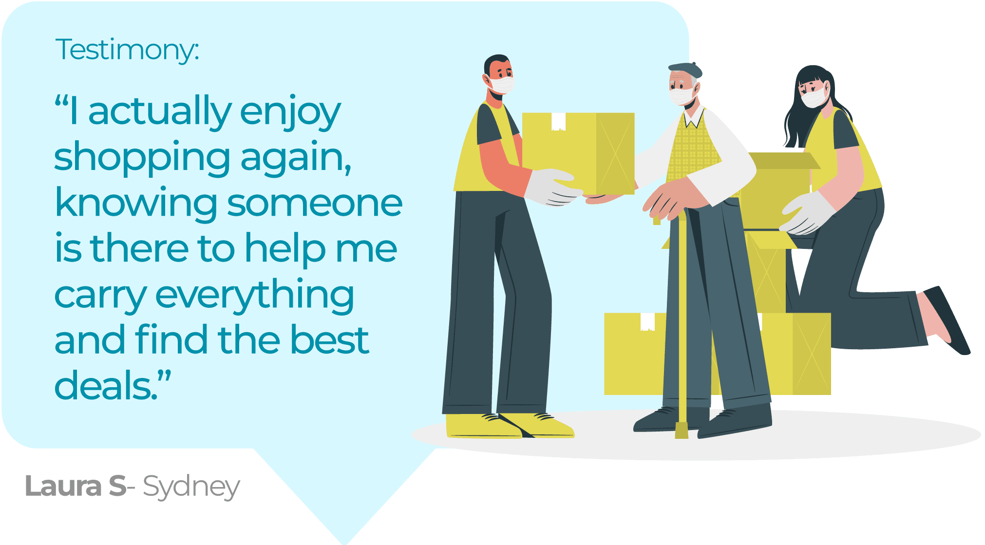 Laura S — I actually enjoy shopping again.